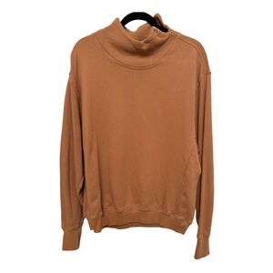 Joah Brown Turtle Neck Sweater in Toast